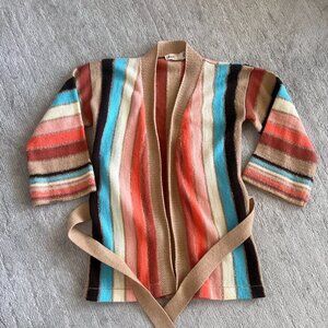 70's Cardigan Striped - Size 34 - Medium - Duet Creations